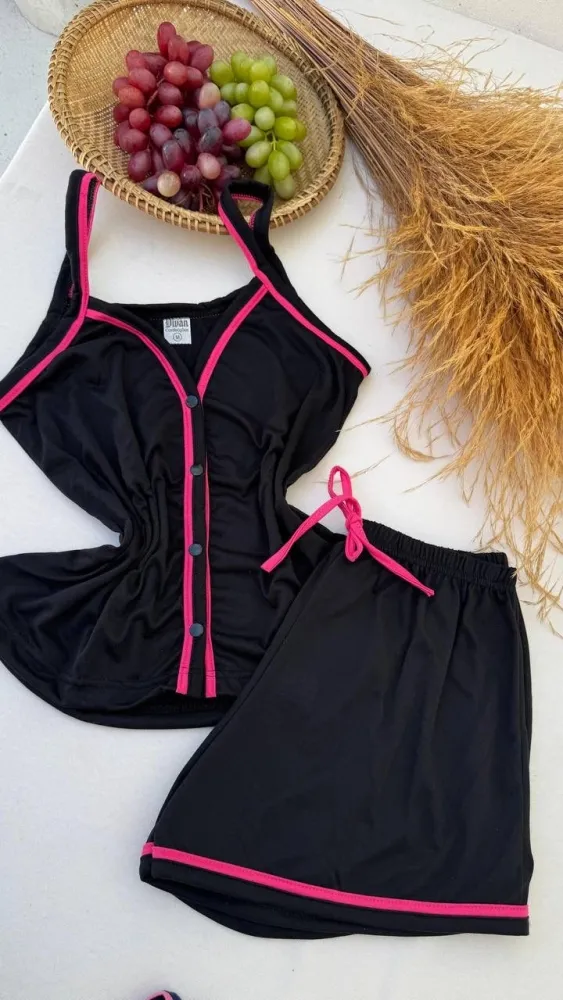 BABY DOLL AMERICANO ALCINHA /1312 - Malha PV 4