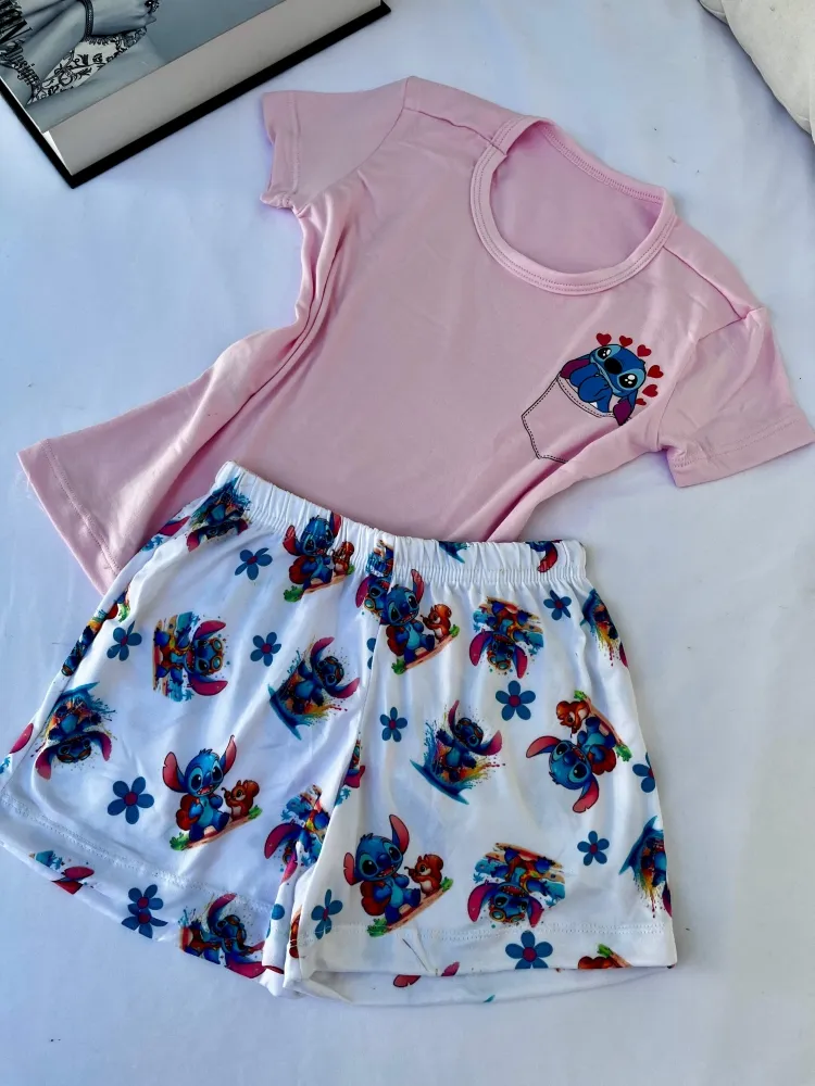 Baby dool infantil Mariana  - estampas Stitch 3