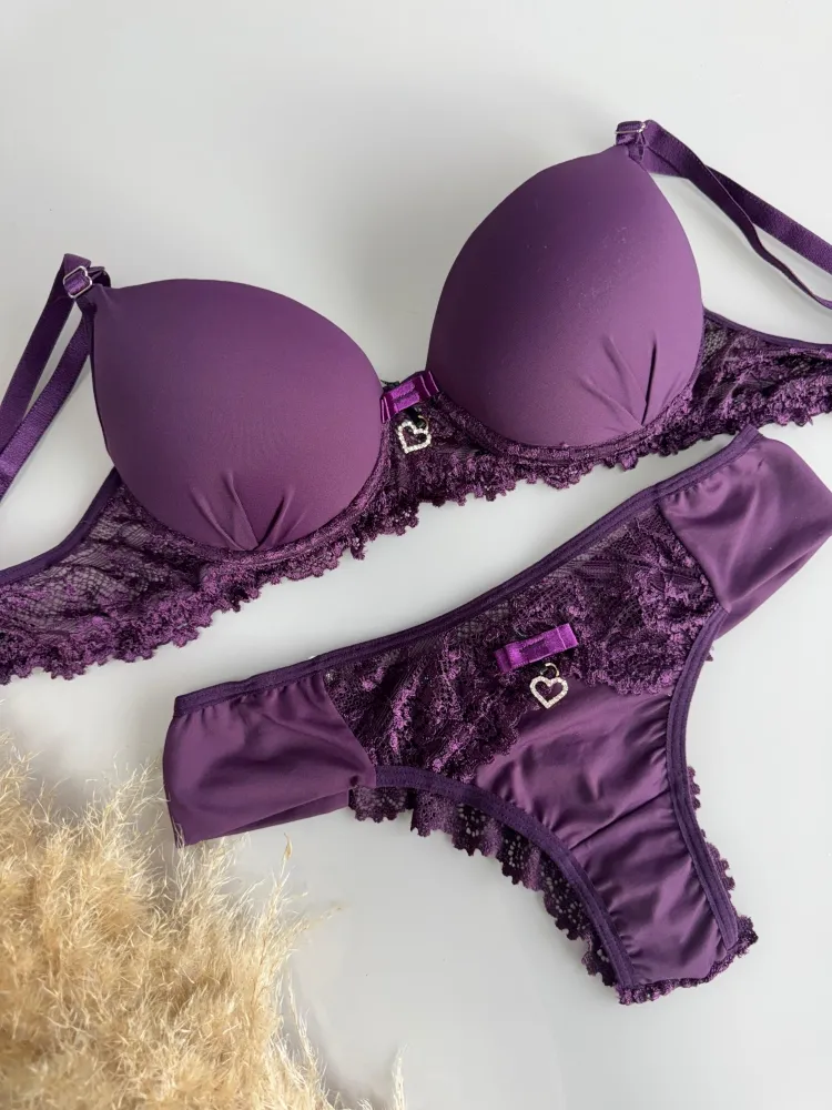 CONJUNTO PINGENTE CORAÇÃO BRIELA 5