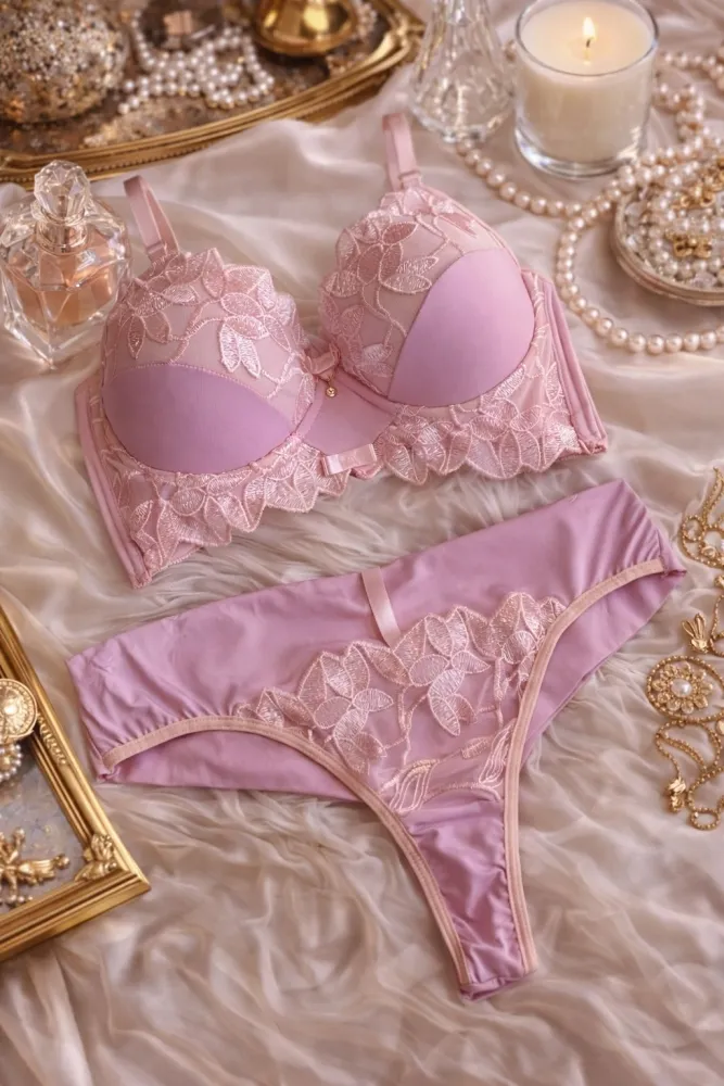 CONJUNTO ULTRA LUXO TULE BORDADO BRIELA 7