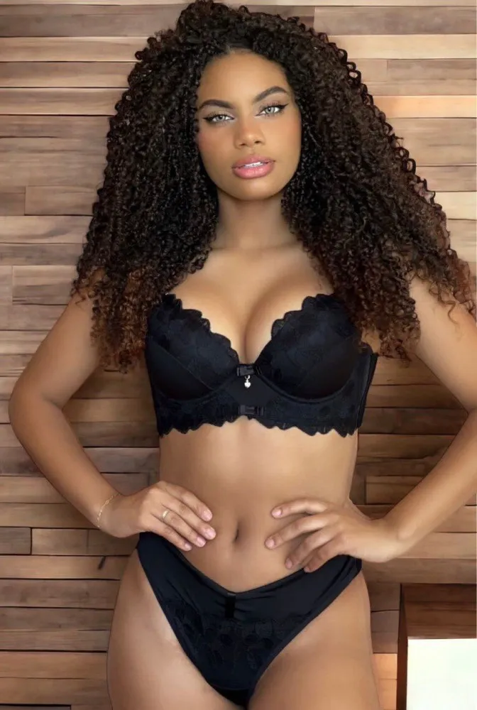 CONJUNTO ULTRA LUXO TULE BORDADO BRIELA - Detalhe