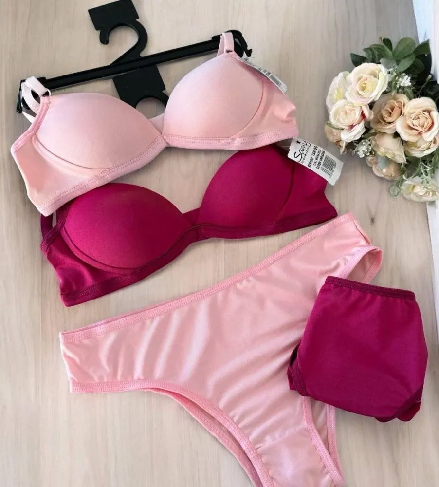Conjunto Menina Moca C Bojo Liso E Estampado 26