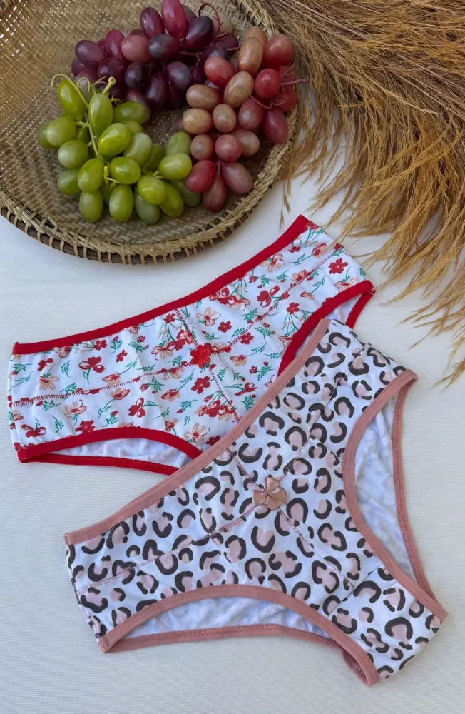 Calcinha Cotton Edith (não é possível escolher cor - cores variadas) - Detalhe