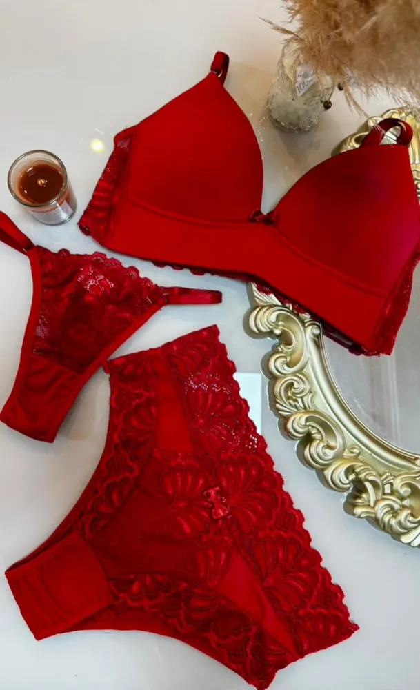 CONJUNTO C/BOJO CAROL - 2 CALCINHAS 3