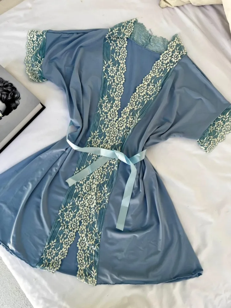 ROBE MICROFIBRA LUANA - Detalhe