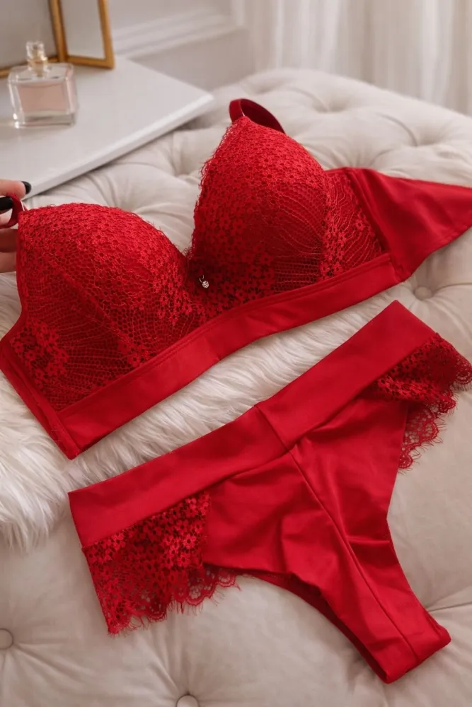 CONJUNTO C/BOJO EMANUELLI - VERMELHO 0