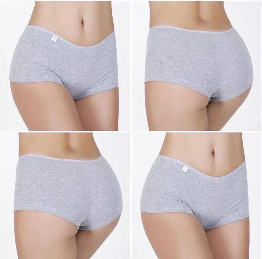 CUECA FEMININA ALGODÃO (não é possível escolher cor do viés - cores variadas)