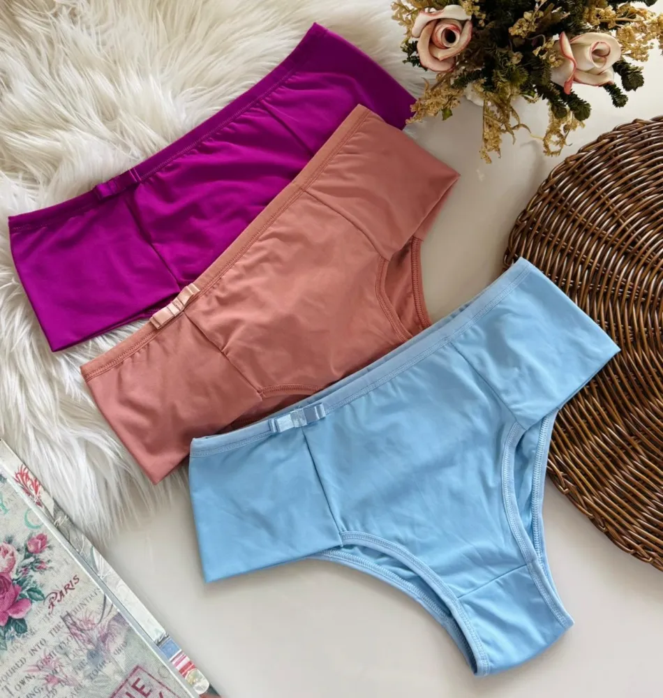 Calcinha conforto microfibra  (não é possível escolher cor - cores variadas) 2