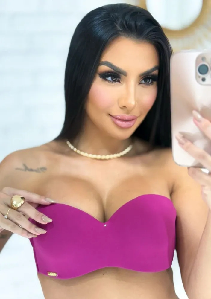 Sutia Tomara Que Caia Microfibra Para Mulher - Detalhe