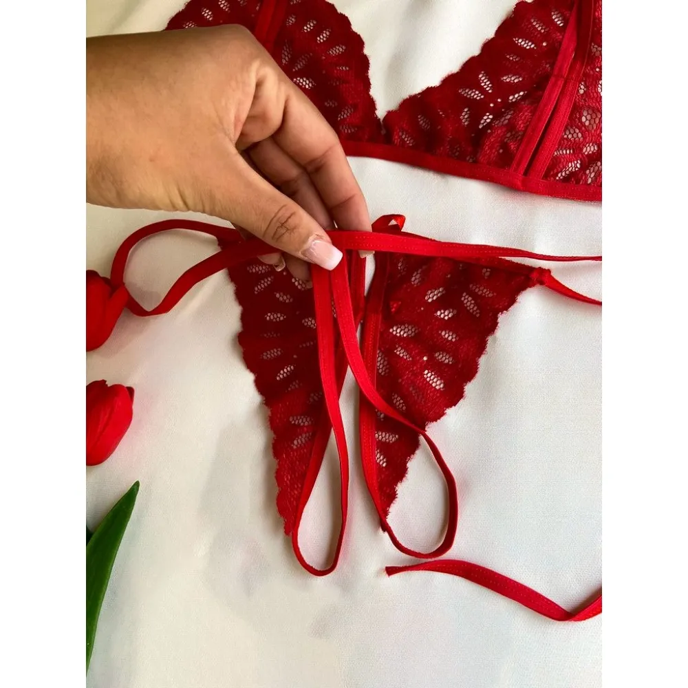 CONJUNTOS/BOJO APRESSADINHA  - Vermelho - Detalhe