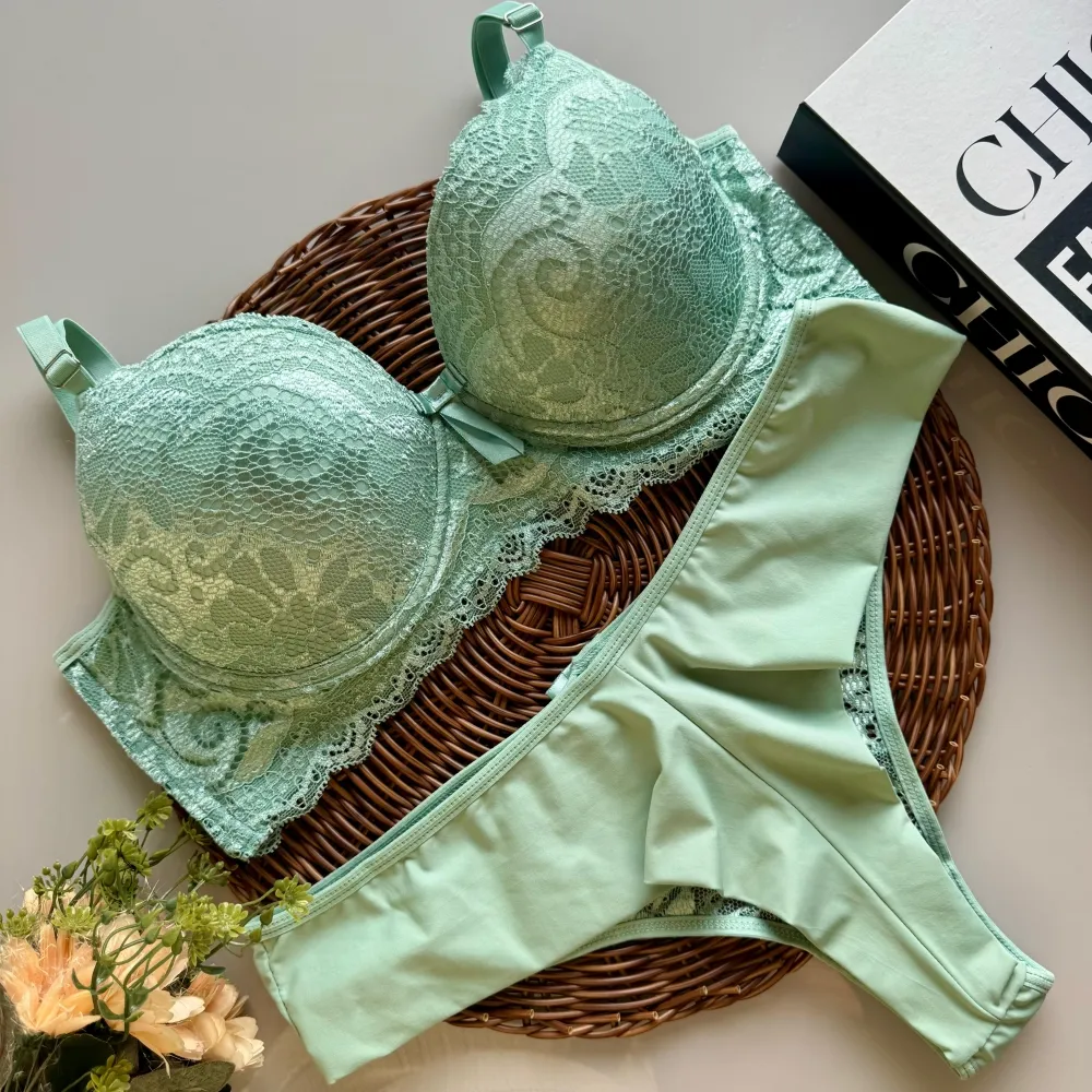 CONJUNTO PLUS SIZE FIO DUPLO LAVÍNIA  - Verde Teos - Detalhe