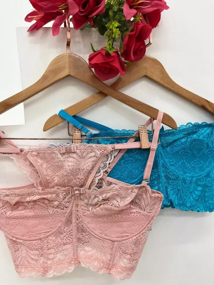 CONJUNTO CROPPED LAURA (as rendas sao variadas) 18