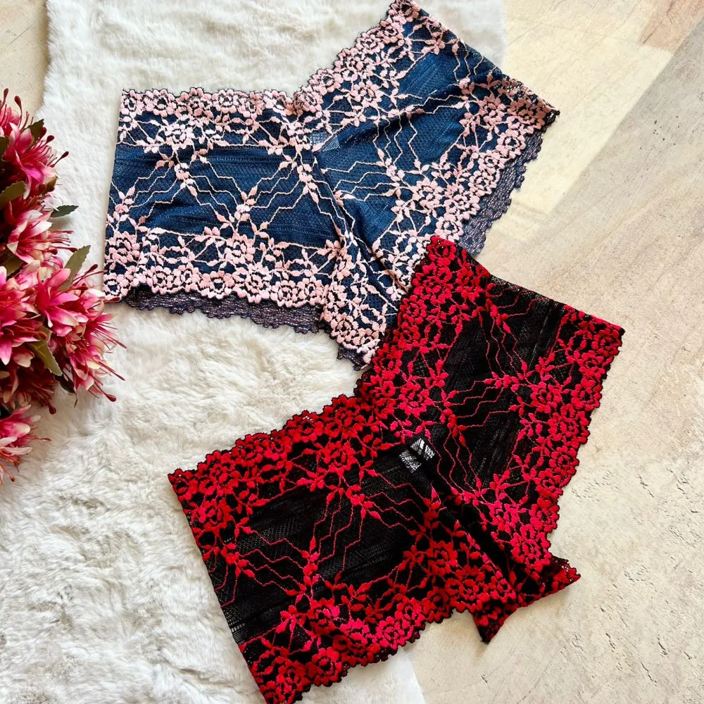 CALCINHA CALESSON ULTRA LUXO BICOLOR  (não é possível escolher cor - cores variadas)