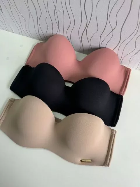 SUTIÃ TOMARA QUE CAIA COM SILICONE - Detalhe