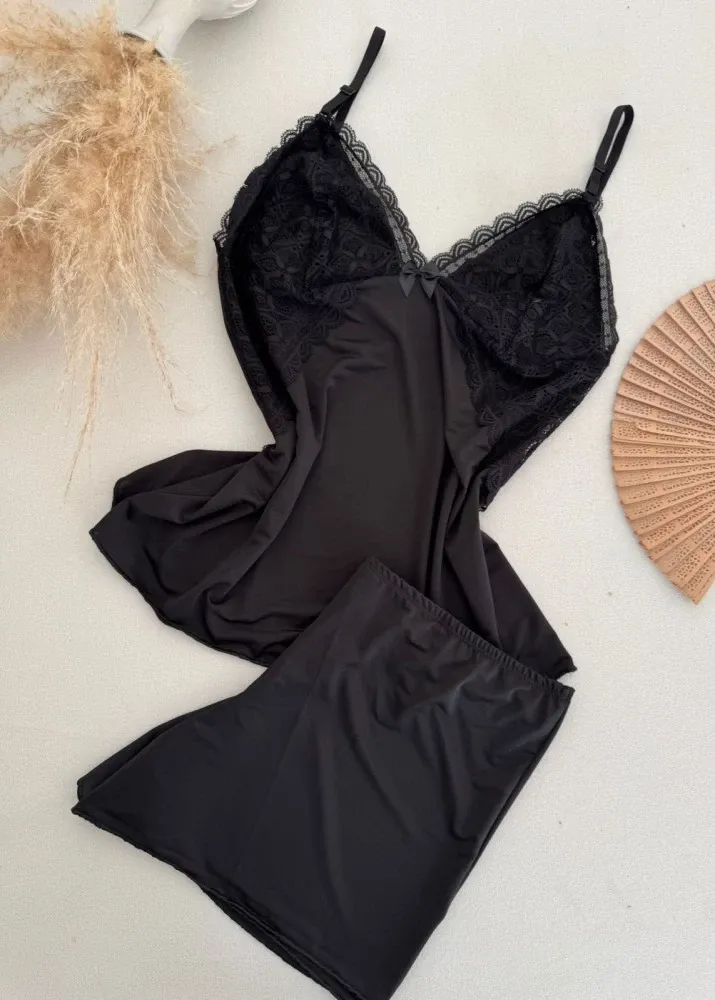 Baby dool Plus Size Katia  - PRETO