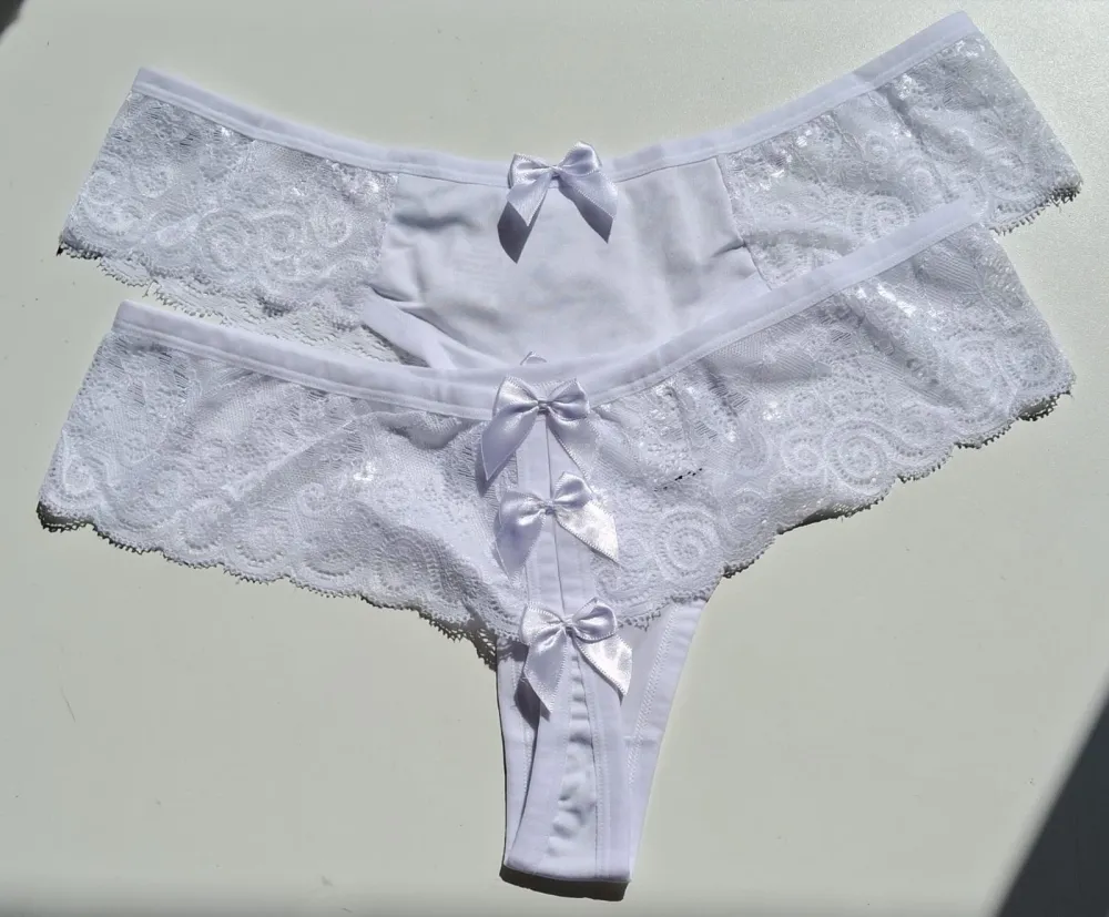 CALCINHA PLUS SIZE LAÇO 4