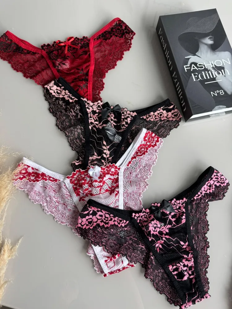 CALCINHA RENDINHA SAMANTHA  (não é possível escolher cor - cores variadas) 3