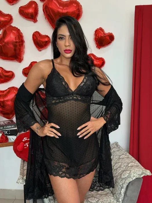 Kit Karina No Tule Poa Camisola Calcinha Robe 23