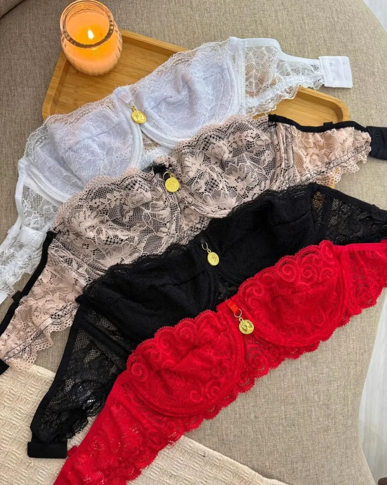 CONJUNTO S/BOJO TOMARA QUE CAIA MARTA  (rendas varidas) 2