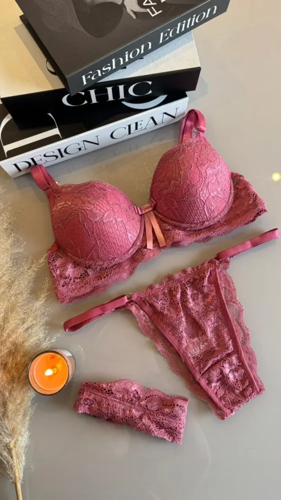 CONJUNTO C/BOJO CRIS RENDINHA COM PERNEIRA - ROSA SANDIA 1