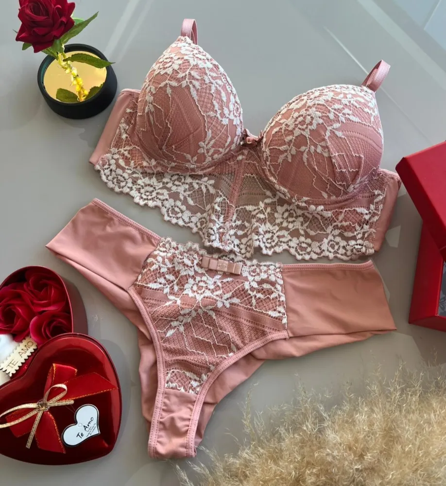 Conjunto C Bojo Sensacao Rendas 4