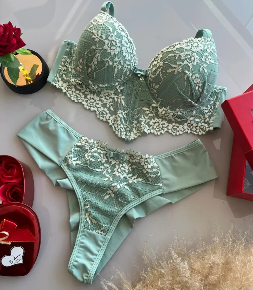 Conjunto C Bojo Sensacao Rendas 7