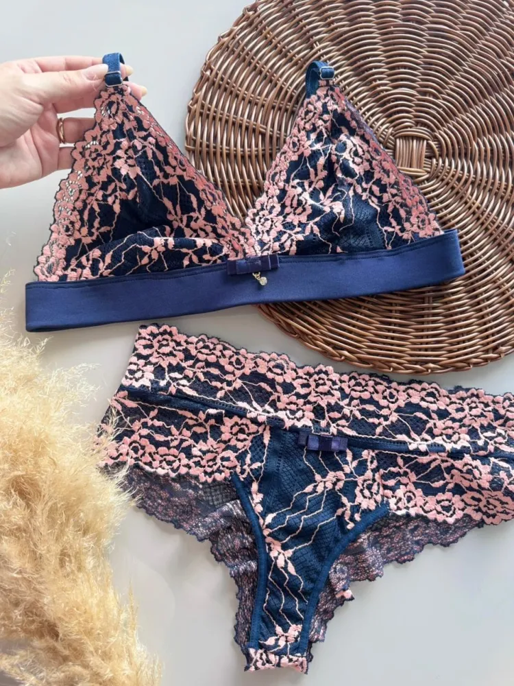 CONJUNTO S/BOJO CAROLINA - MARINHO C/ROSE 0