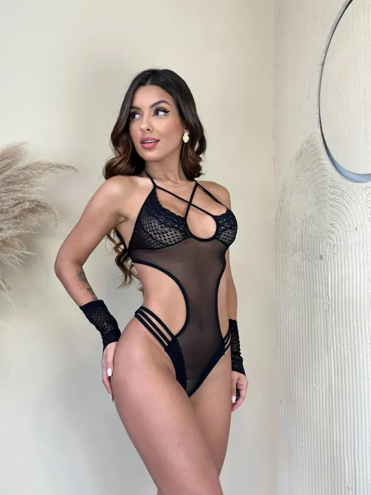 Body Strappy Noivinha Sensual Luvinha 3