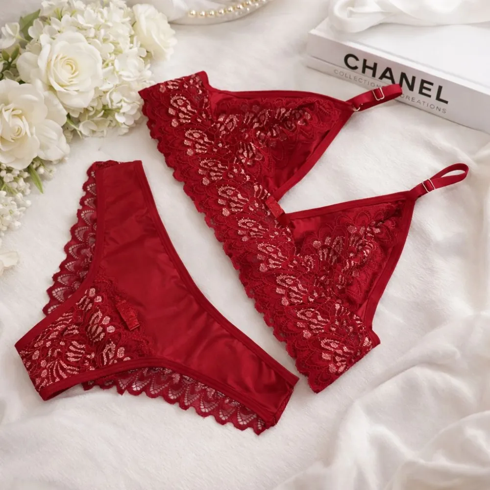 CONJUNTO S/ BOJO LUXO BICOLOR  - VERMELHO C/ DOURADO