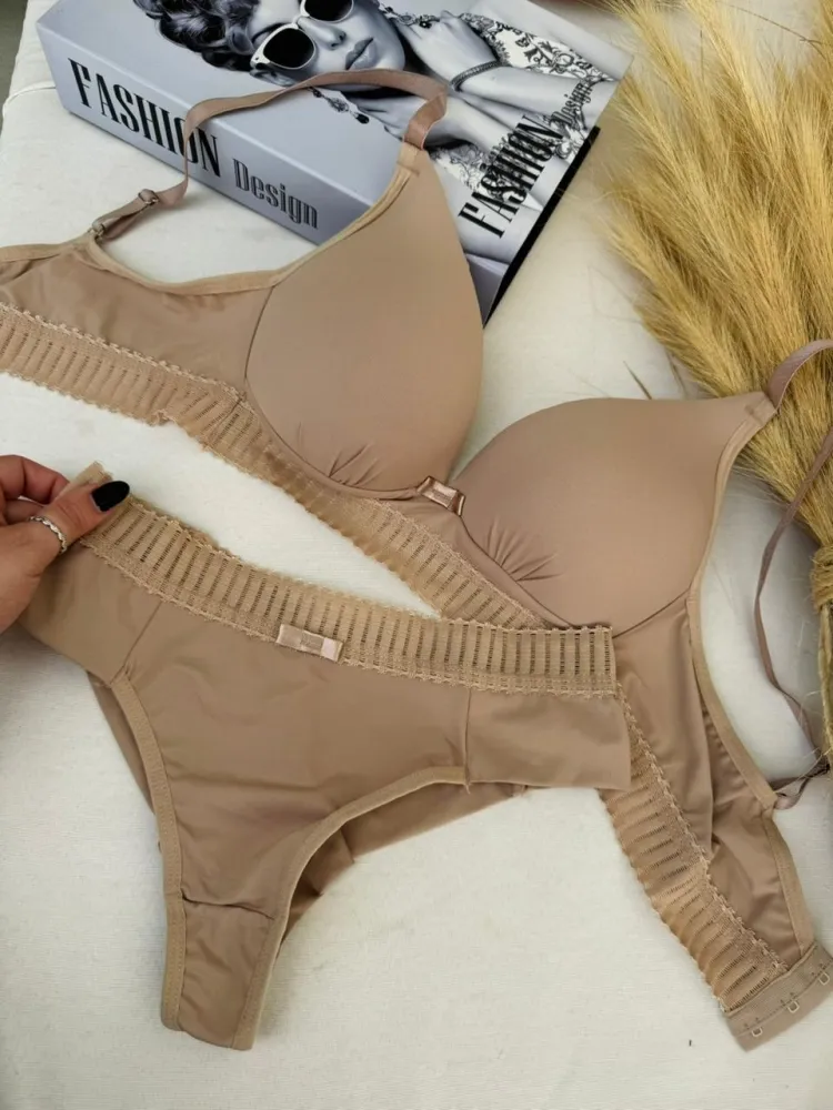CONJUNTO C/BOJO SOFT - BEGE 0