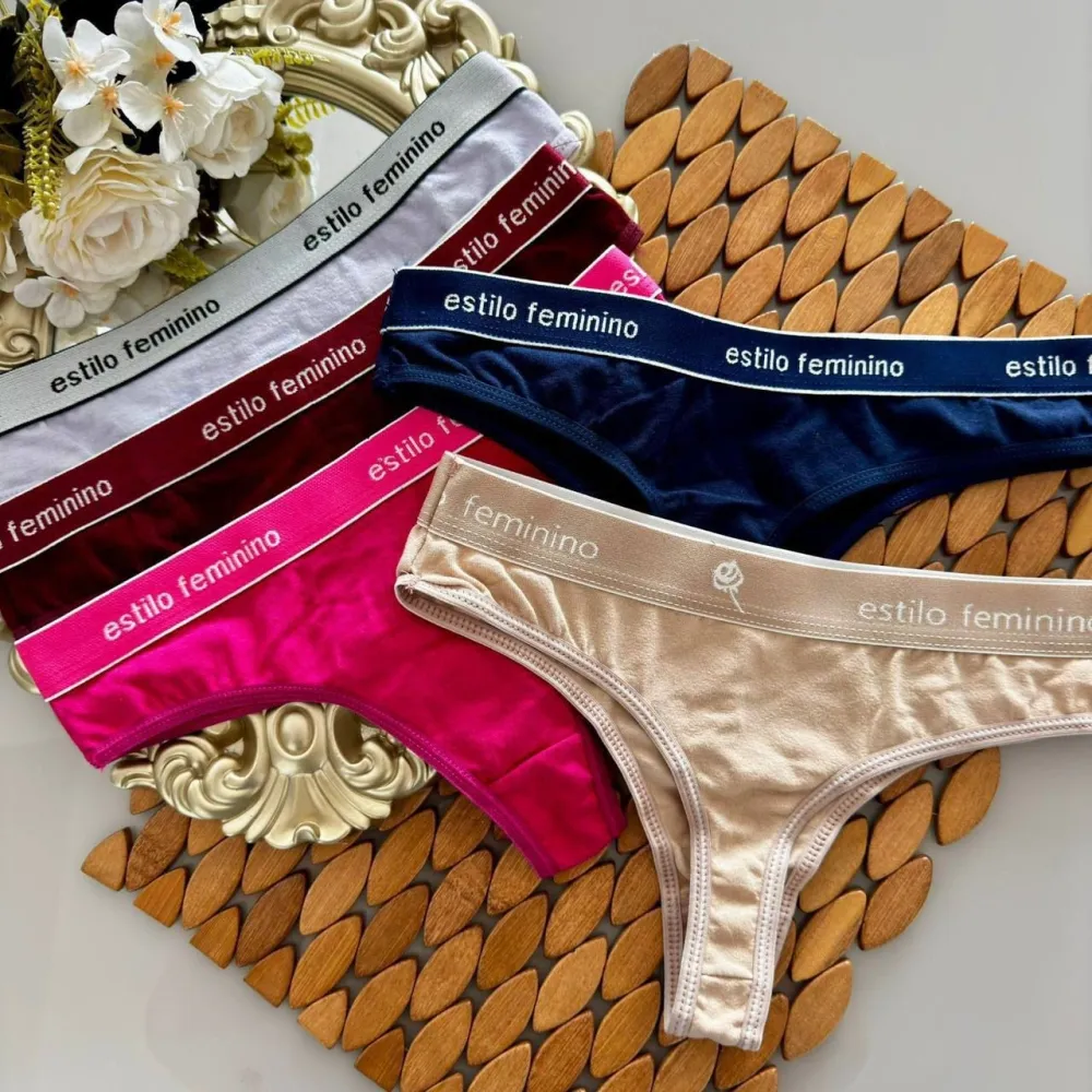 CALCINHA FIO ALGODAO  (não é possível escolher cor - cores variadas)