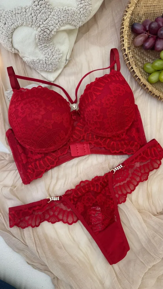CONJUNTO STRAPPY PAULINE - VERMELHO 0