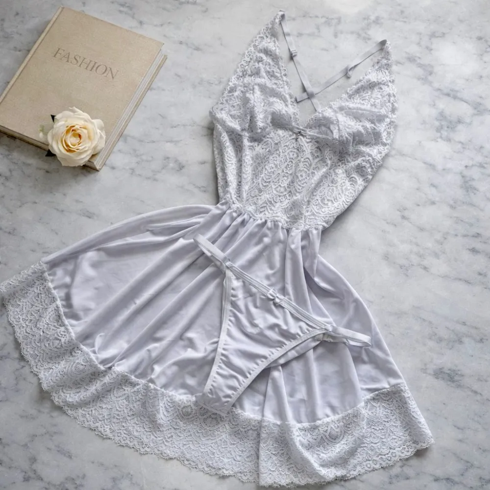 CAMISOLA MADALENA + CALCINHA S/BOJO - Detalhe