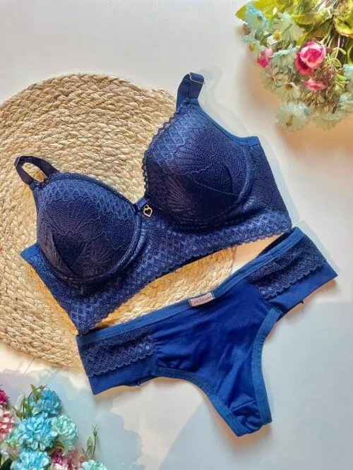 Conjunto Renda Coracao