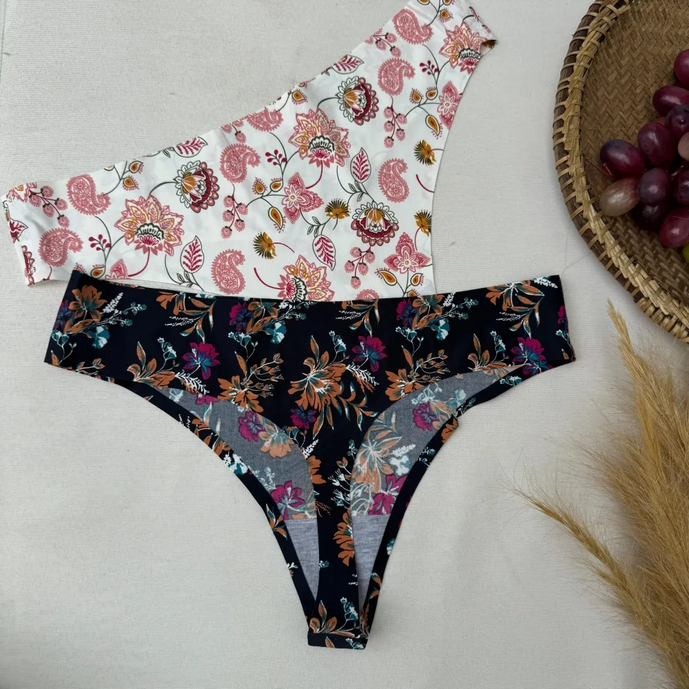 CALCINHA S/COSTURA ESTAMPADA FIO ( não é possível escolher estampa - estampas variadas ) 3