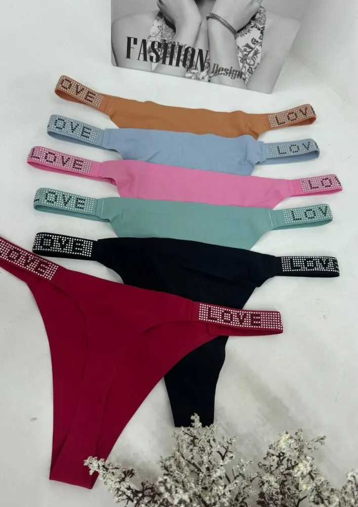 CALCINHA SEM COSTURA LOVE