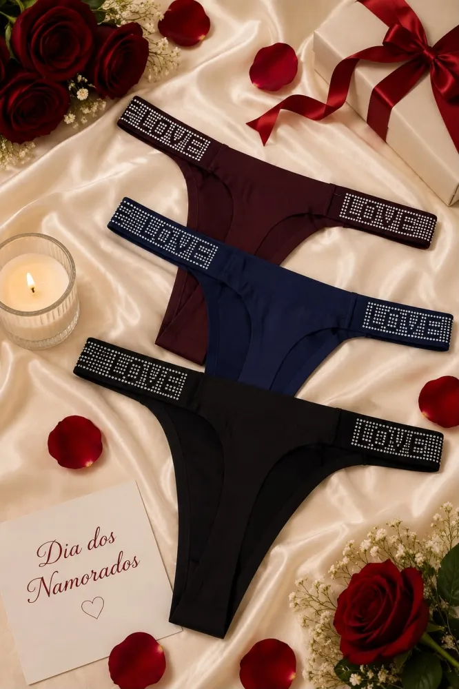 Calcinha S Costura Love Secret - Detalhe