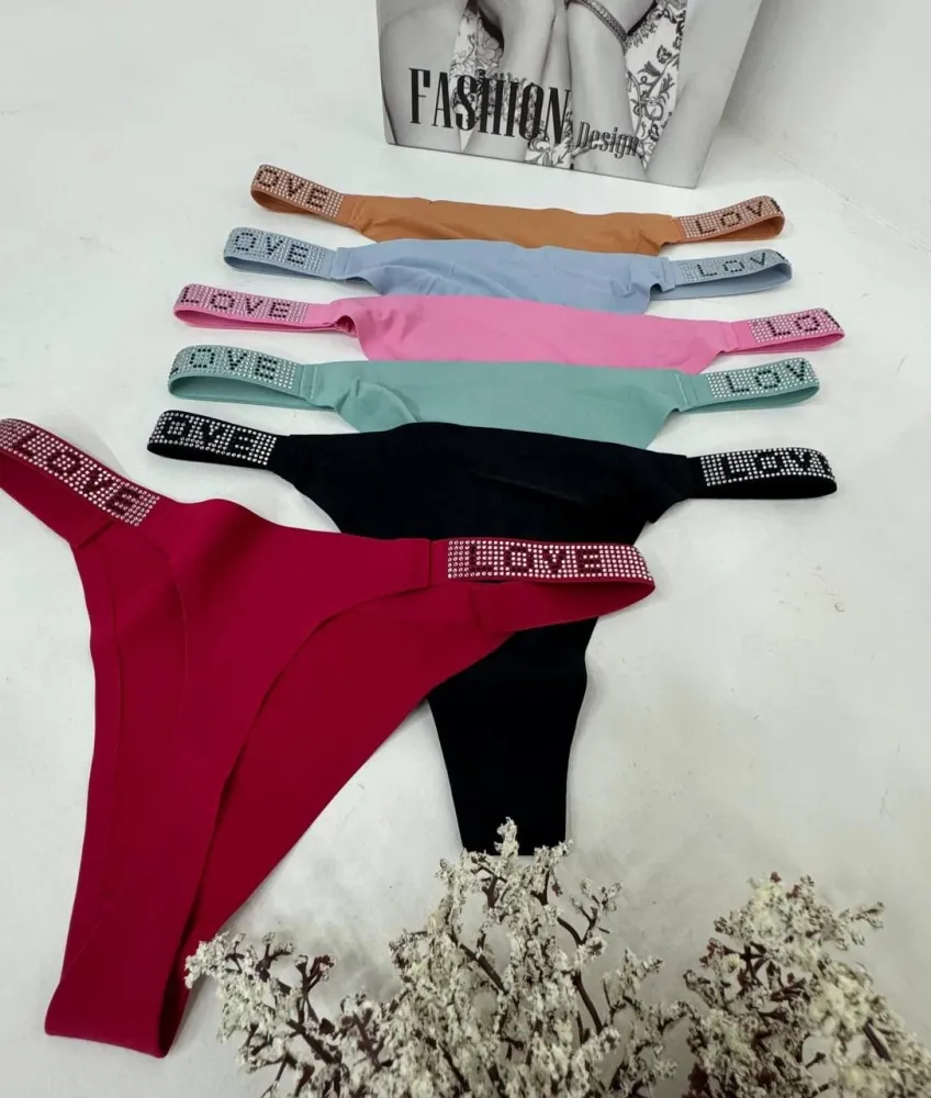 CALCINHA SEM COSTURA LOVE - Detalhe
