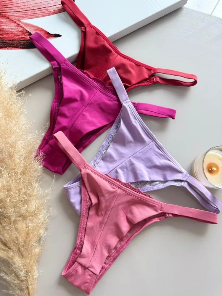 CALCINHA BIQUINI ESTHER C/RENDA - Detalhe