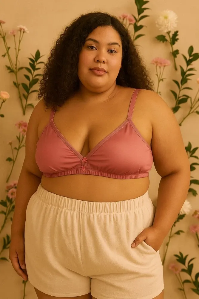 Sutia microfibra Plus Size Estrelinha 0