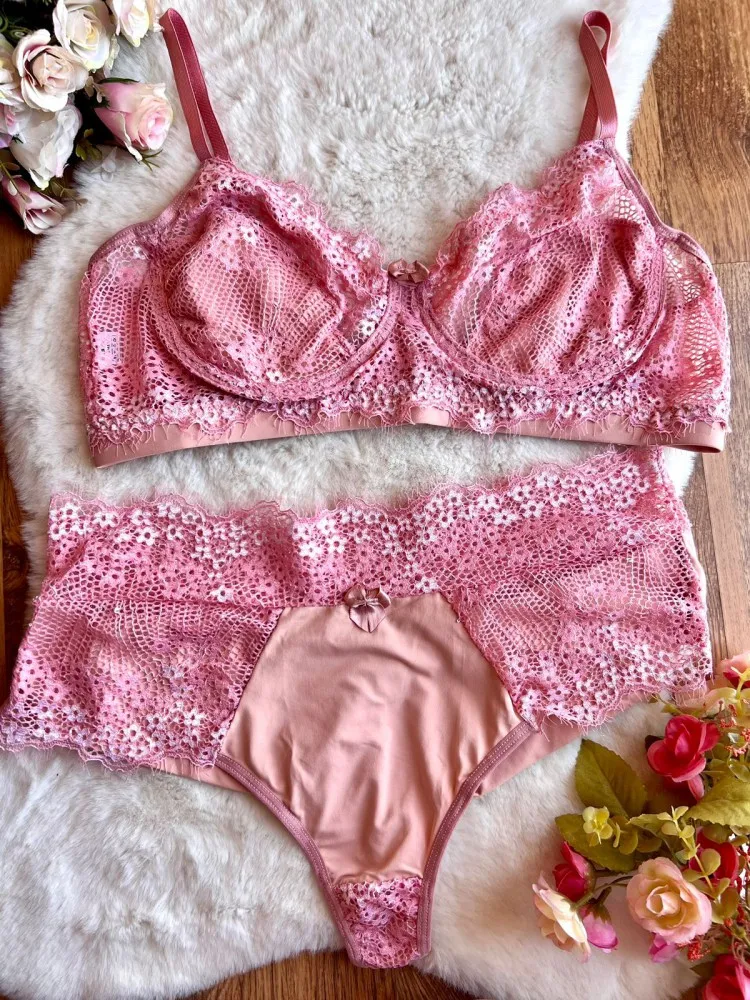 CONJUNTO PLUS SIZE S/BOJO BICOLOR COM ARO  - Romance