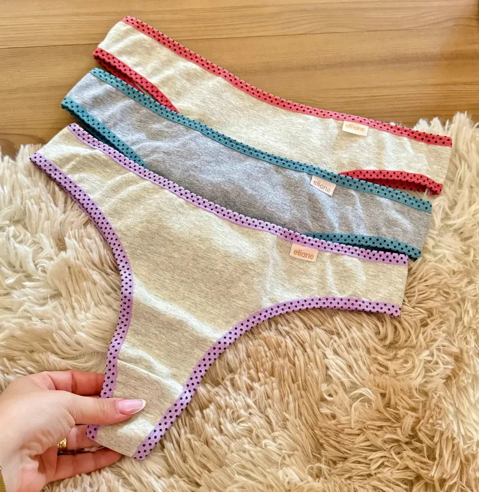 CALCINHA FIO POÁ (não é possível escolher cor - cores variadas) 5