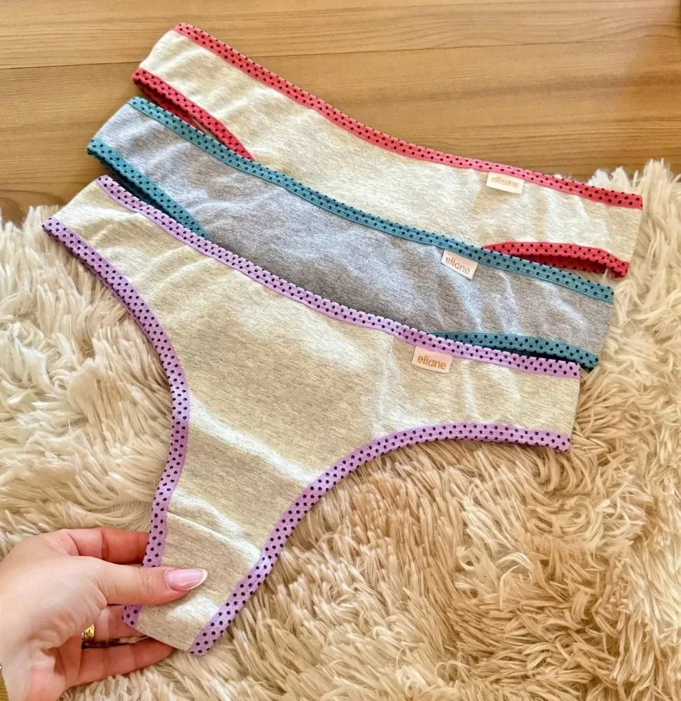 CALCINHA FIO POÁ (não é possível escolher cor - cores variadas)