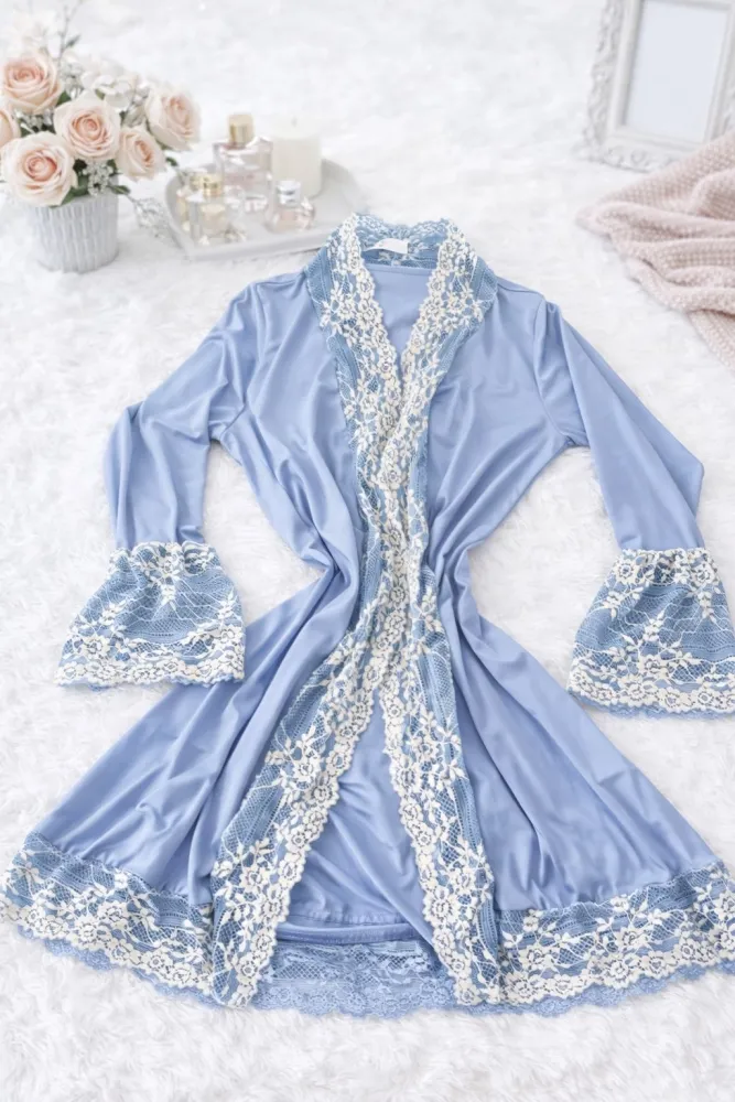 ROBE MICHELLE (camisola vendida a parte) - Azul bb 0