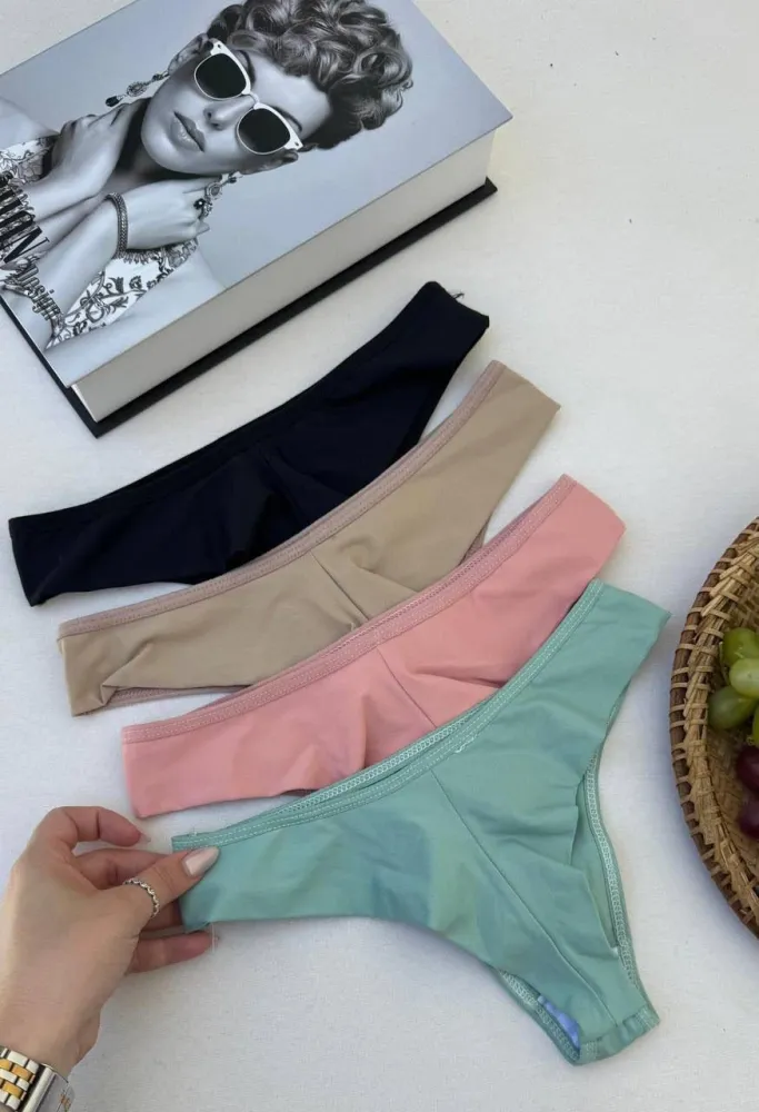 Calcinha microfibra fio duplo