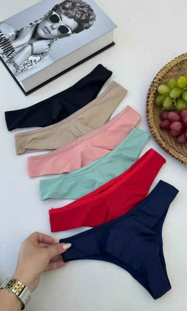 Calcinha microfibra fio duplo - Detalhe