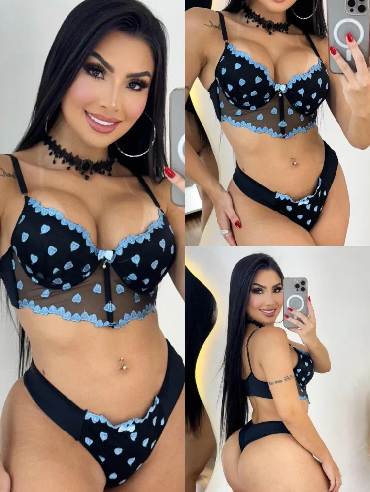 CONJUNTO C/BOJO SENSAÇÃO BRIELA  - PRETO C/FROZEN