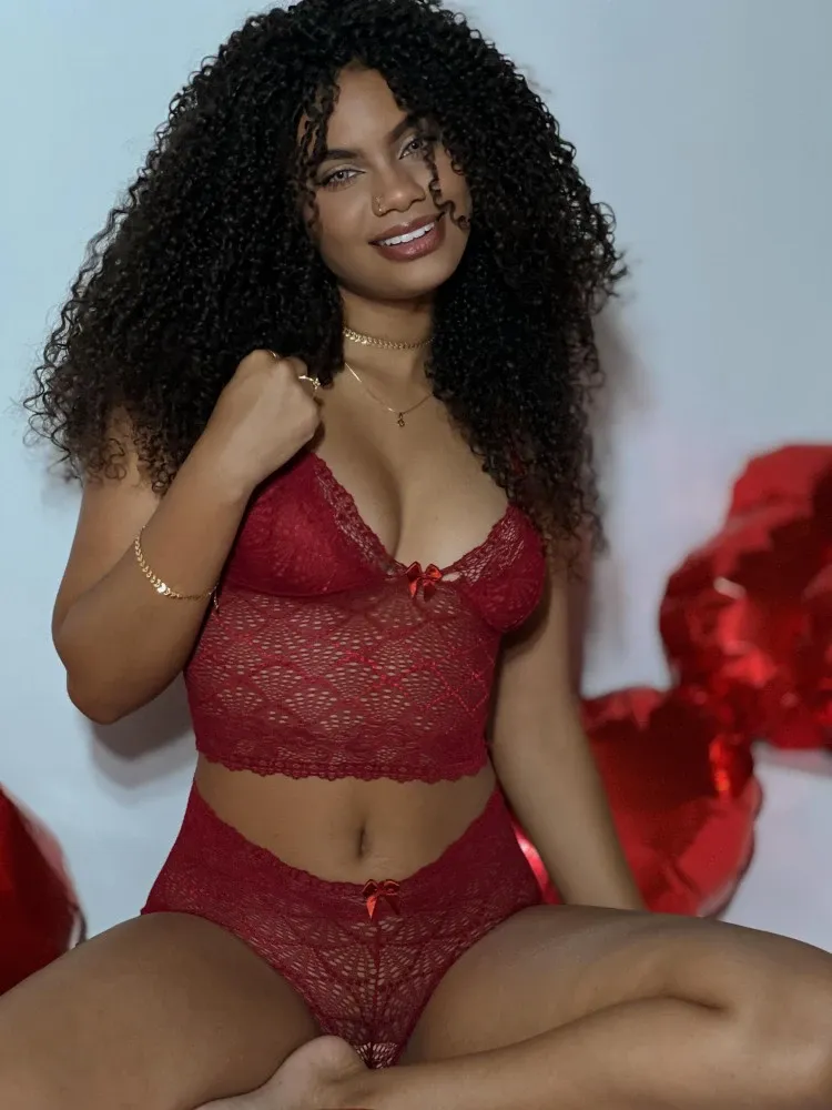 CONJUNTO S/BOJO ESPERA MARIDO - Vermelho (rendas variadas) 0