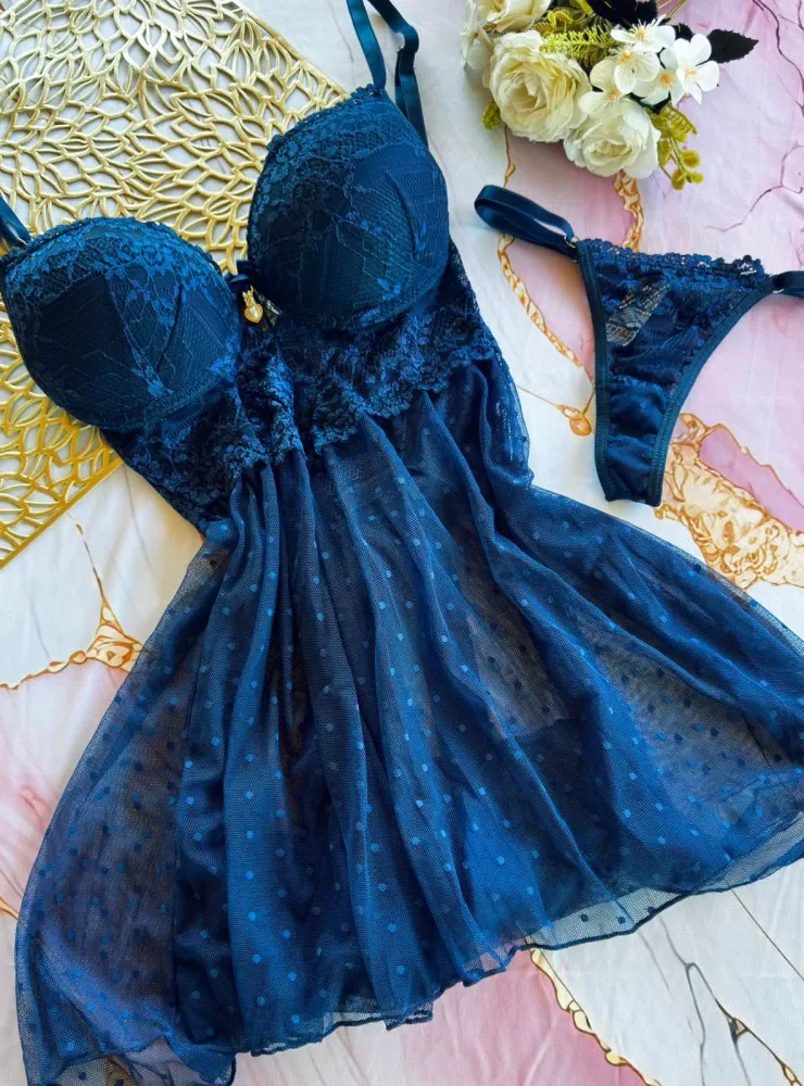 Camisola C Bojo Tuane Calcinha Modelo Sexy Bem Curtinha