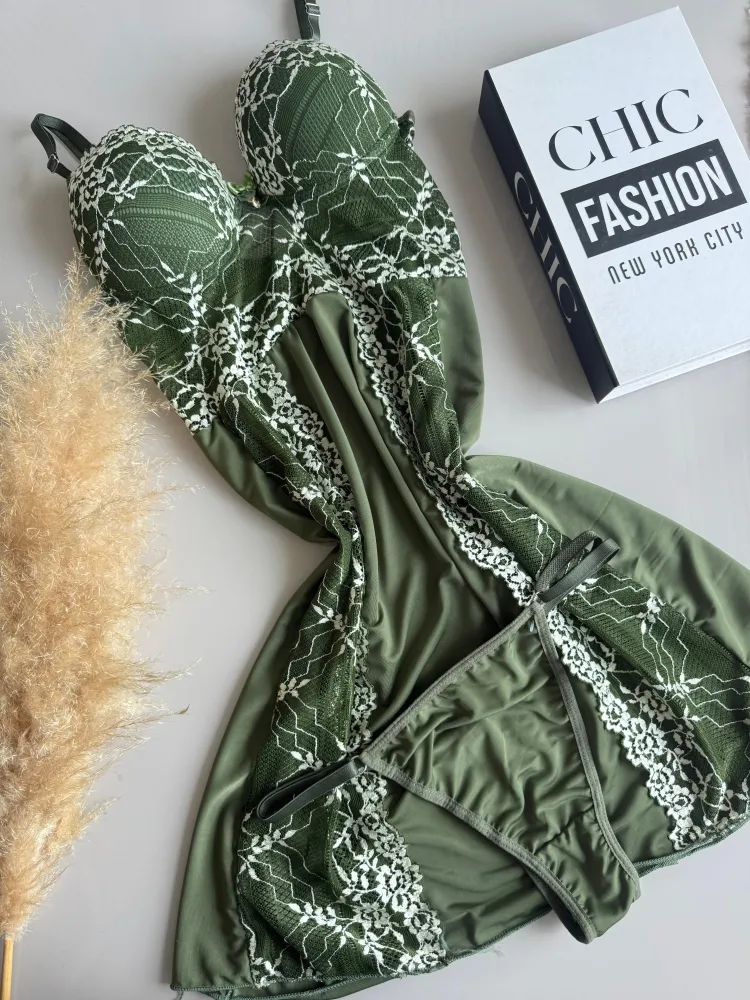 CAMISOLA C/BOJO+ Calcinha CECILIA 6